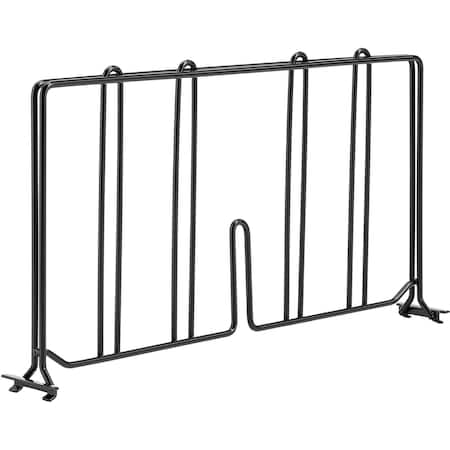 Nexel Black Epoxy Divider, 18D x 8H AD818B